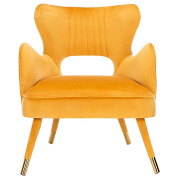 Thelma Wingback Arm Chair, Marigold