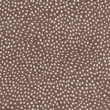 Brown Animal Print Chenille woven Upholstery Fabric by the Yard