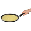 Ybmhome Induction Compatible Large Teflon Classic Nonstick 9.5" Crepe Pan