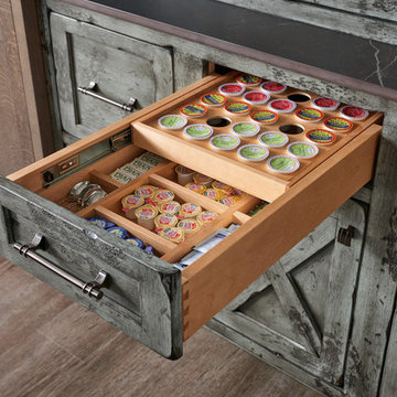 StarMark Cabinetry: Beverage Pod Tiered Rack