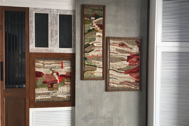 Example of a minimalist living room design in Mumbai