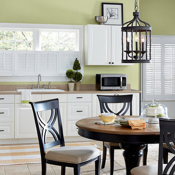 Bali Custom Shutters 2 ½" Composite Café Panel Shutters