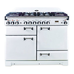 AGA Dual Fuel Range With Solid Door, Vintage White - Gas Ranges And Electric Ranges