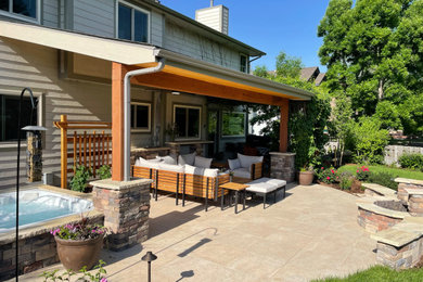 Patio - traditional patio idea in Denver