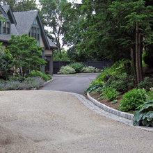 Driveway landscape