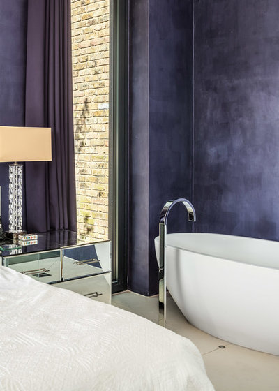 Современный Ванная комната by E2 Architecture + Interiors Ltd