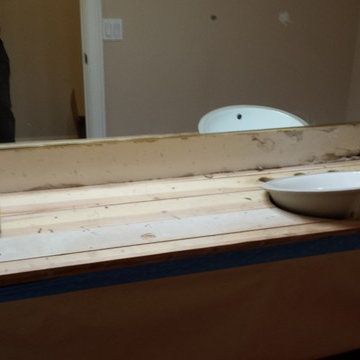 Concrete Countertop Before