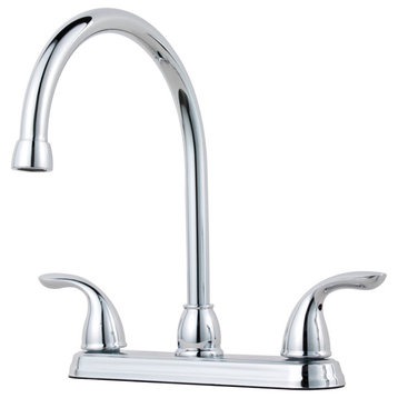 Pfirst Series 2-Handle Kitchen Faucet, Polished Chrome
