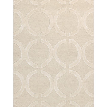 Pasargad Home Edgy Hand-Tufted Silk & Wool Area Rug, 5'x8'Pvny-19 5x8