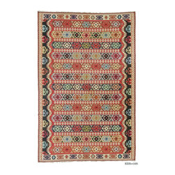 Vintage Pirot Kilim Rug - Area Rugs