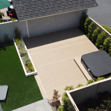 TimberTeck Deck around Jacuzzi