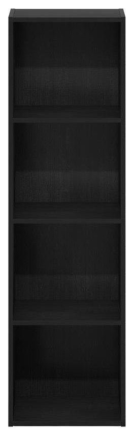 Boekenkast 100 x 35 x 173 cm - Staande kast met open vakken en deuren - Boekenkast - Metalen