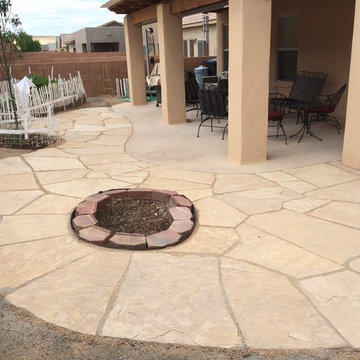 Flagstone Patio And Garden
