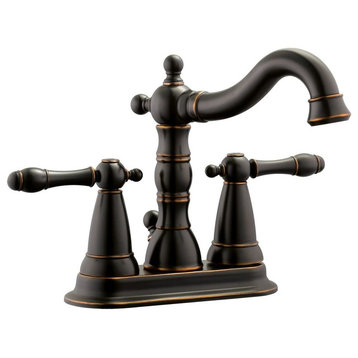 Design House 523282 1.5 GPM Centerset Bathroom Faucet - - Oil Rubbed Bronze