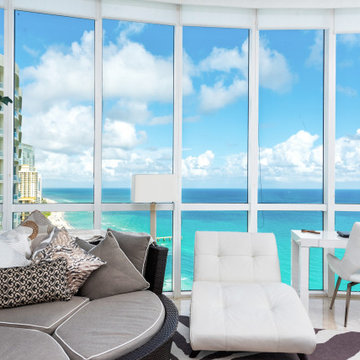 Modern Living Room With Beautiful Top Sea View, Modern House, Remodeling Ideas
