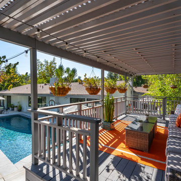Covered Outdoor Lounge and Pool View