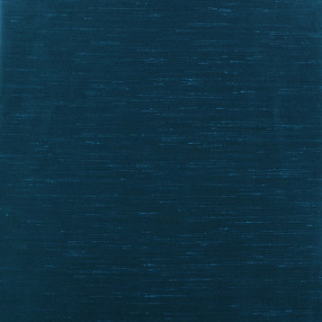 Oceanside Blue Vintage Textured Faux Dupioni Silk Fabric Sample, 4"x4"