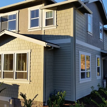 Hillside subdivision homes