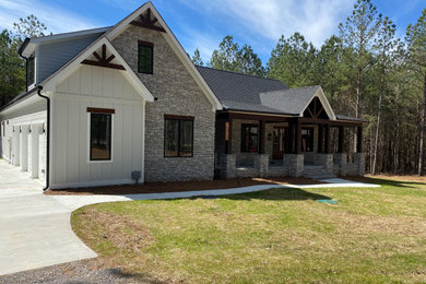 Example of an exterior home design in Other