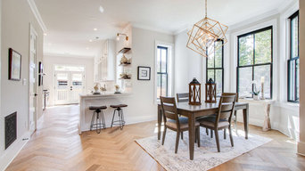 St. Paul's Herringbone & 7.5" Santee Wirebrushed Oak