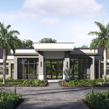 Contemporary Single Story - Exterior Only