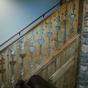 Lower Level Finish with ‘European Flavor’