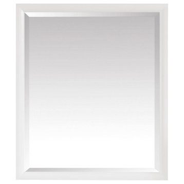 Avanity EMMA-M28 Emma 32" x 28" Framed Bathroom Mirror - White