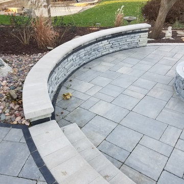 Unilock Outdoor Bar and Entertaining