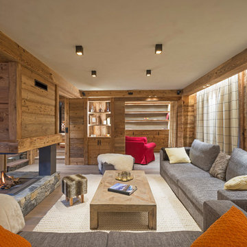 Aménagement et décoration d'un chalet contemporain