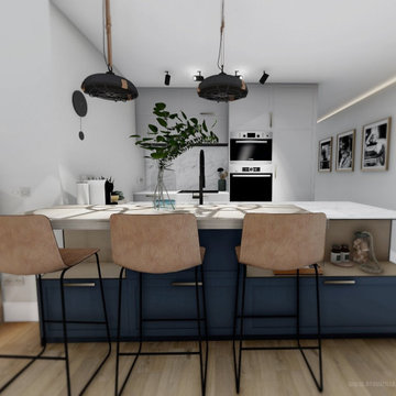 PROYECTO DE DISEÑO E INTERIORISMO 3D PARA REFORMA INTEGRAL EN VALLADOLID