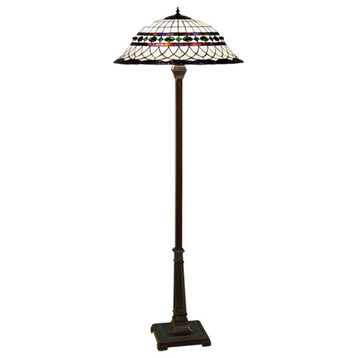 65H Tiffany Roman Floor Lamp