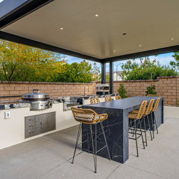 Outdoor Kitchen Featuring Evo Grill