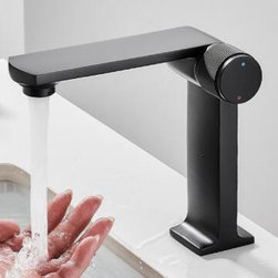 Antique Basin Faucet Mixer Black Brass Art Designed Bathroom Sink Faucet TB0165F - Bathroom Sink Faucets