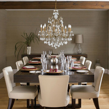 Crystorama Lighting: 10 Light Chandelier: Filmore Collection