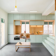 Houzz Tour: Multifunktionelt hjem på 34 kvm med skjulte rum