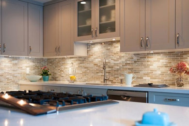 Example of a transitional kitchen design in Baltimore