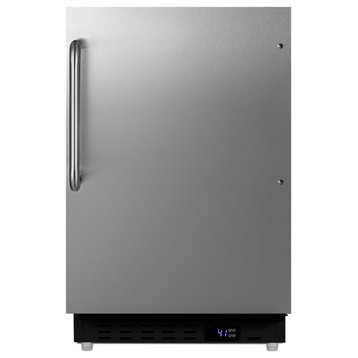 Summit ALR47BCSS 21"W 3.53 Cu. Ft. Compact Freezerless - Stainless Steel