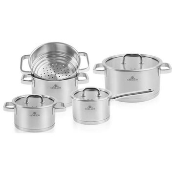 PREST Stainless Steel Pots Set With Lids