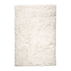 Home Decorators Collection Faux Sheepskin White Area Rug - Rugs