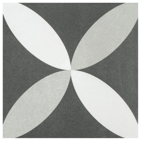 Twenties Ceramic Floor and Wall Tile, Petal