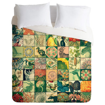 Deny Designs Belle13 Wonderful World Patchwork Duvet Cover - Lightweight