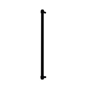 18" Refrigerator Pull, Matte Black