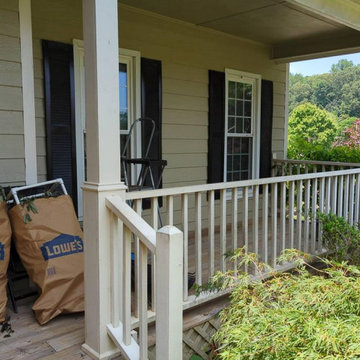 James Hardie Siding Replacement and Trex Deck Resurface in Powder Springs, GA