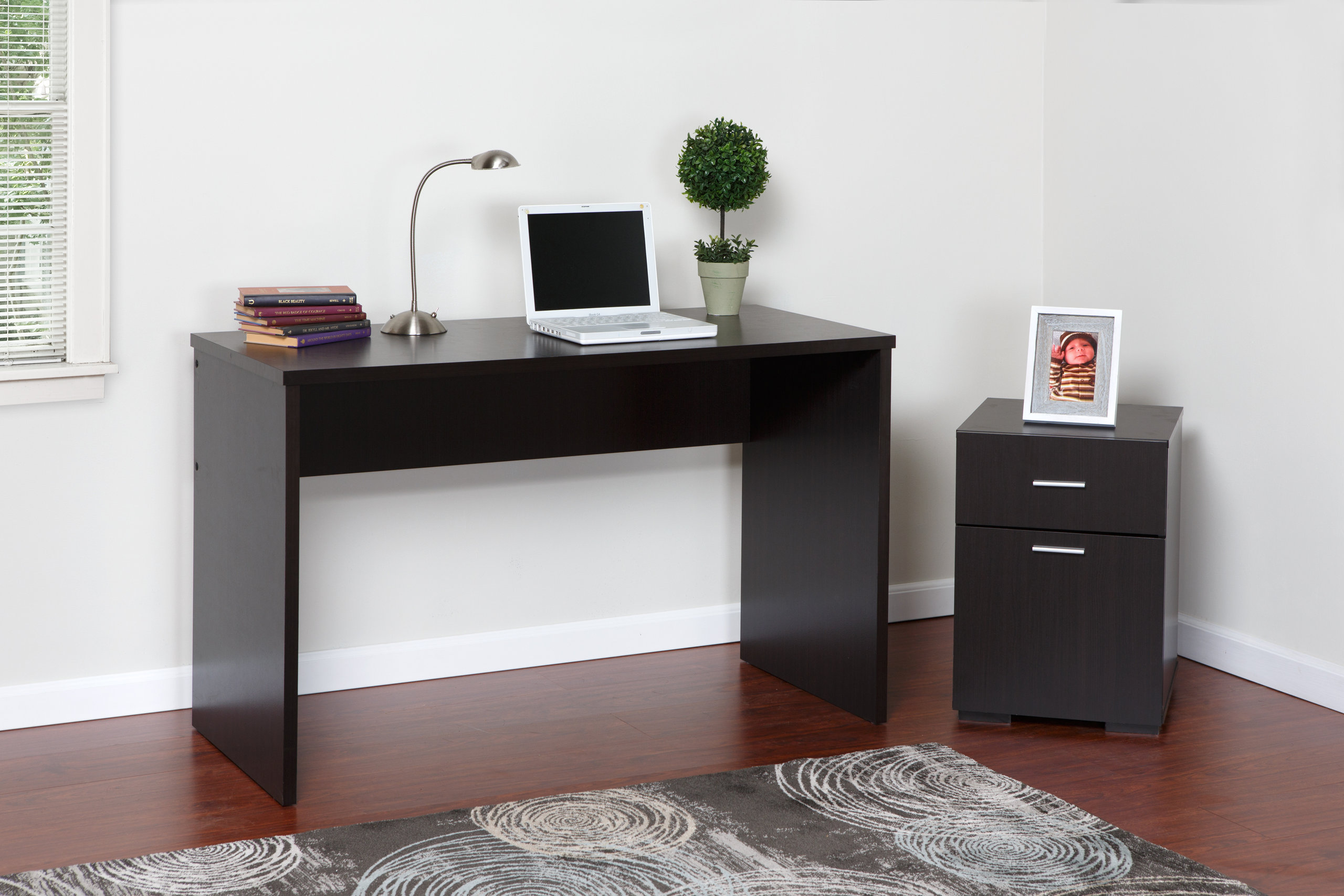 Olivia 2 Drawer Lateral File Cabinet by Comfort Products, Espresso