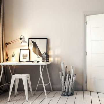 Deanta Pamplona White Internal Door