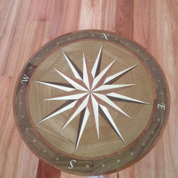 Installed Hardwood Medallion