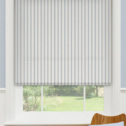Blinds.com Premier Decorative Roller Shades in Chesapeake Rain - Roller Shades