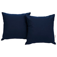 Patio Pillows, Navy Blue, Set of 2