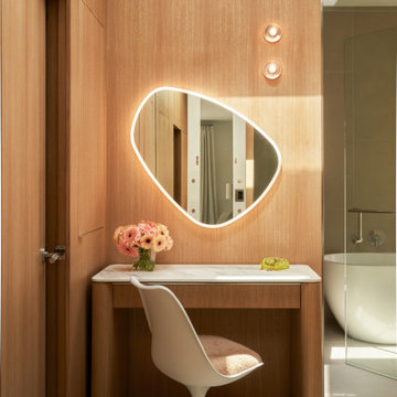 Fryman I Modern Elegant Primary Bathroom - Studio City / Los Angeles