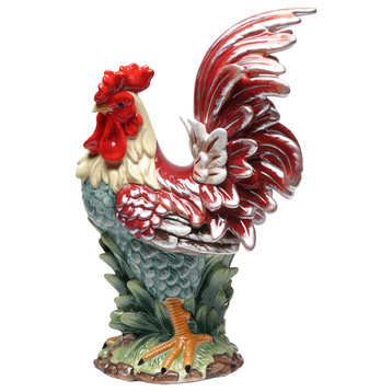 Rooster Figurine, 15"